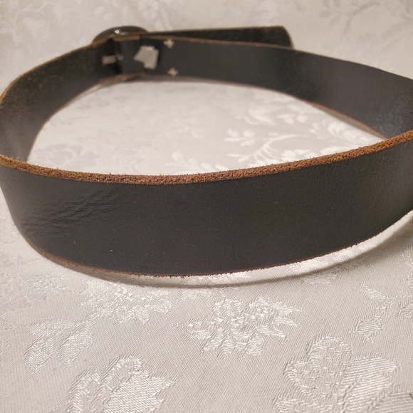 Vintage Fossil Brown leather Belt - Picture 4 of 7